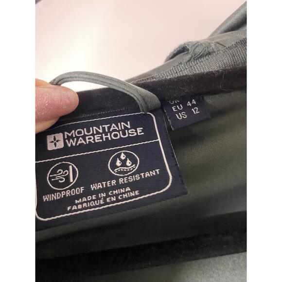 Mountain Warehouse Iona Women's 12 Longline Softshell Jacket Zip Windproof Gray - Picture 5 of 7